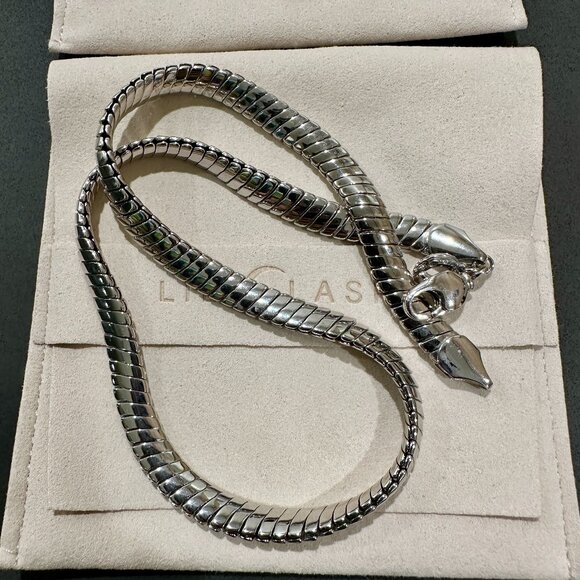 Large Raissa Chain by Lili Claspe/Silver 16” - Picture 4 of 7